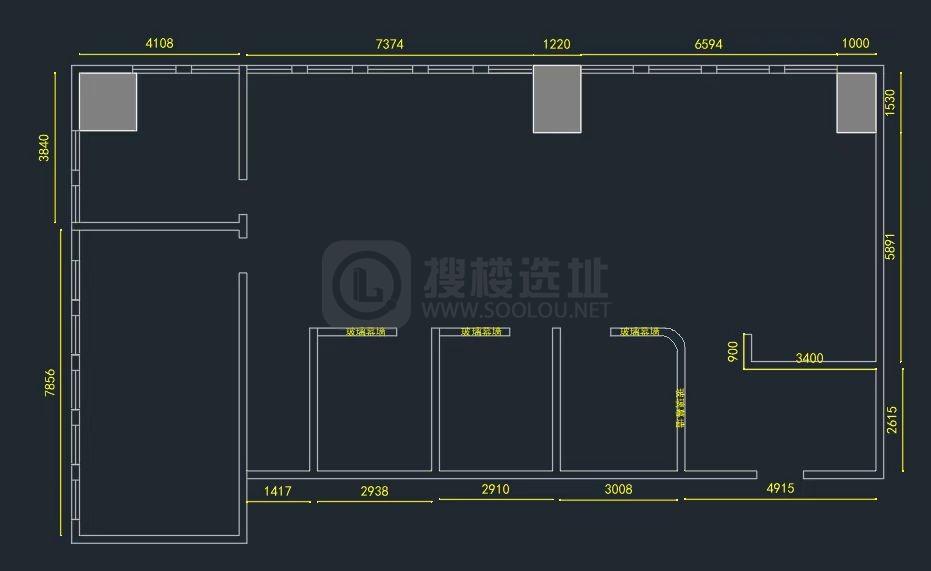 河西万达广场面积330平