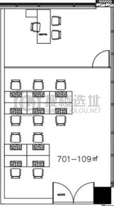 瑞浩大厦109平米办公室出租