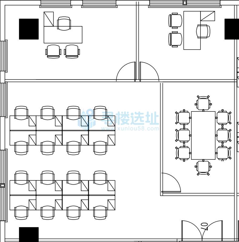 鹏为大厦面积175平