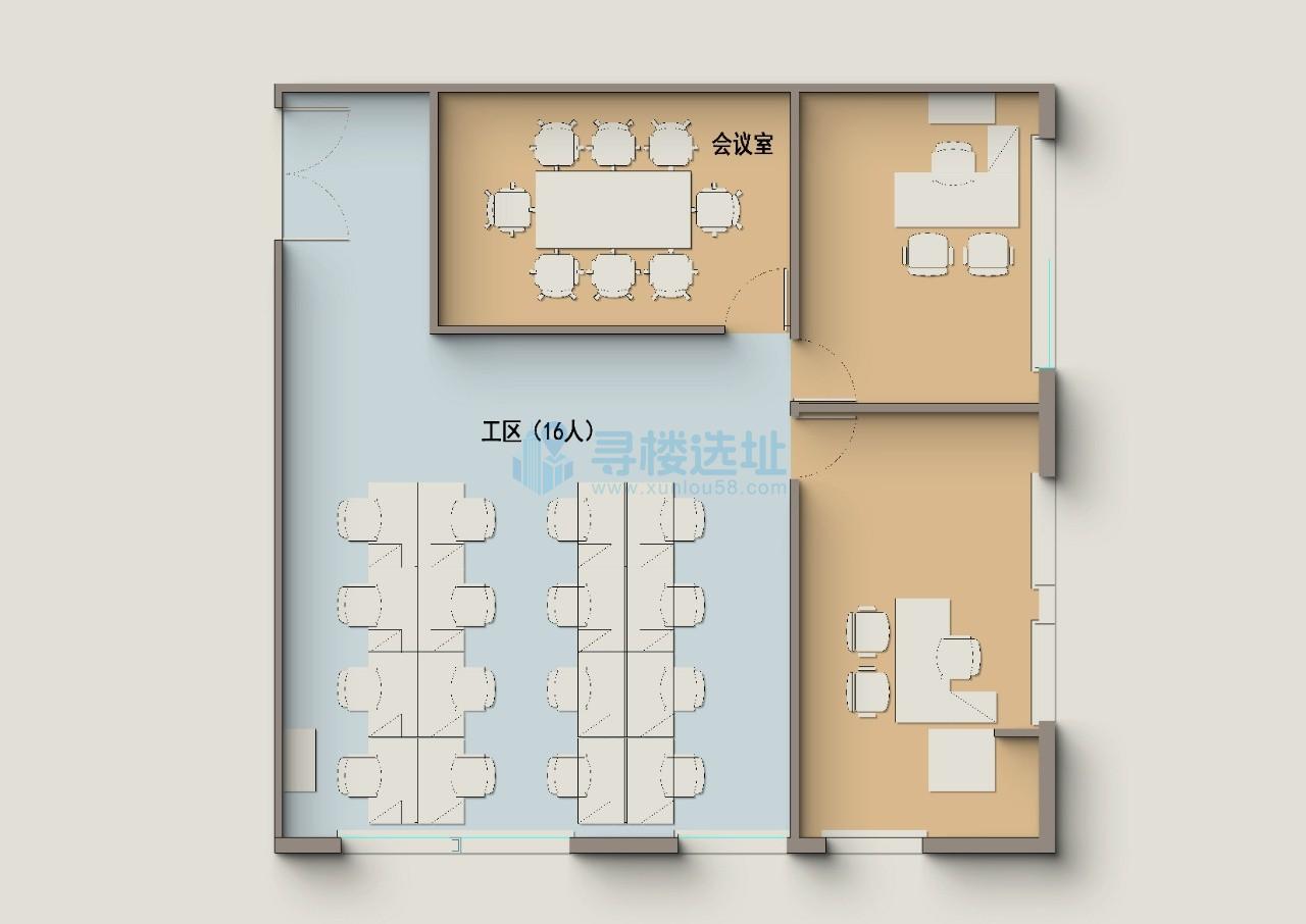 鹏为大厦面积180平
